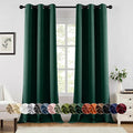 MIULEE Hunter Green Blackout Curtains by MIULEE