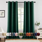 MIULEE Hunter Green Blackout Curtains by MIULEE