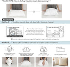 MIULEE Pillow Insert 16x20 Inch, Decorative Rectangle Throw Pillow Inserts - Image 7