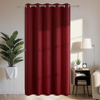 Joydeco Blackout Patio Sliding Door Curtains 108 Inches Long, Grommet Privacy by JOYDECO