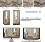 Simplebrand Biscotti Beige Blackout Curtains - Image 8