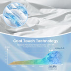 Cozy Bliss Cationic Dyed Seersucker Cooling Comforter King Size, Lightweight Airflow Silky Cooling Bedding with Q-Max>0.45 for Bedroom, Home Decor, Hot Sleepers & Night Sweats, Grey 106"×90"