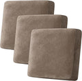 H.VERSAILTEX Velvet Stretch Couch Cushion Cover Plush Cushion Slipcover by HVERSAILTEX