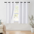 NICETOWN 100% Blackout Window Curtain Panels 68 inch Length by NICETOWN