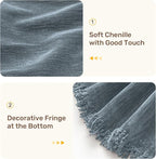 Sectional Couch Covers, 2 Pieces Washable L Shaped Couch Covers Sofa Blanket - Image 6