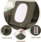 WEERRW Velvet Couch Covers for 2 Cushion Couch Sofa - Image 3