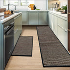 Artoid Mode Non-Skid Kitchen Rugs and Mats Set of 2-17x29 + 17x60