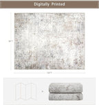 Washable Rugs 8x10 Area Rugs for Living Room, Modern Abstract Rugs for Bedroom - Image 2