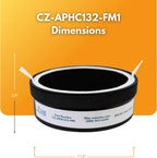Filter-Monster 2-Pack Replacement Compatible with Comfort Zone CZAP101 H13 Filters