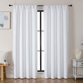 Simplebrand Ava Pure White Curtains by Simplebrand