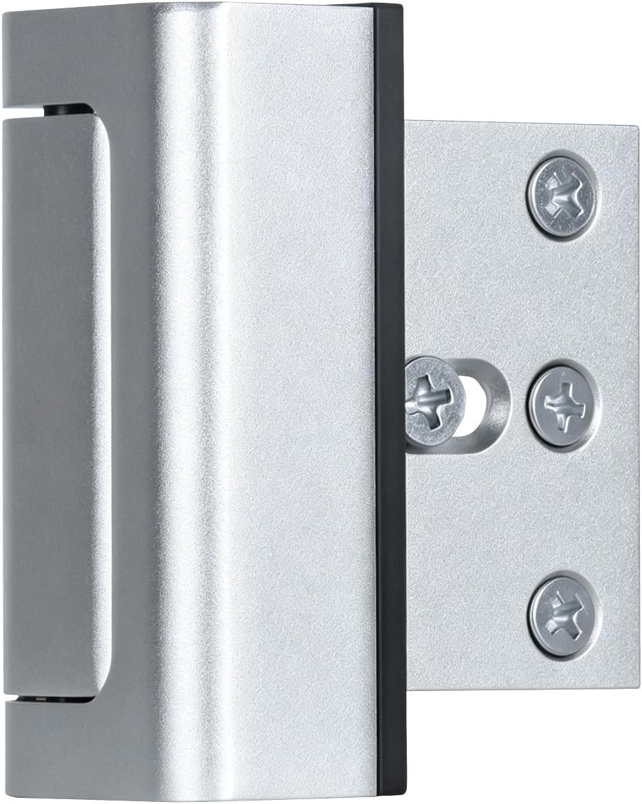 Home Security Door Reinforcement Lock, 800 Lb, Inward Swing Doors, 2 Pack
