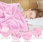 4 Pack Fleece Throw Blankets 50x60 Inches - Image 4