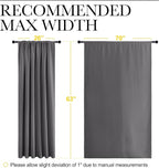 NICETOWN Blackout Curtain Panels - Image 7