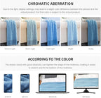 BOURINA Blue Throw Blanket 50x60 Inches Throw Textured Solid Soft Sofa Couch - Image 7