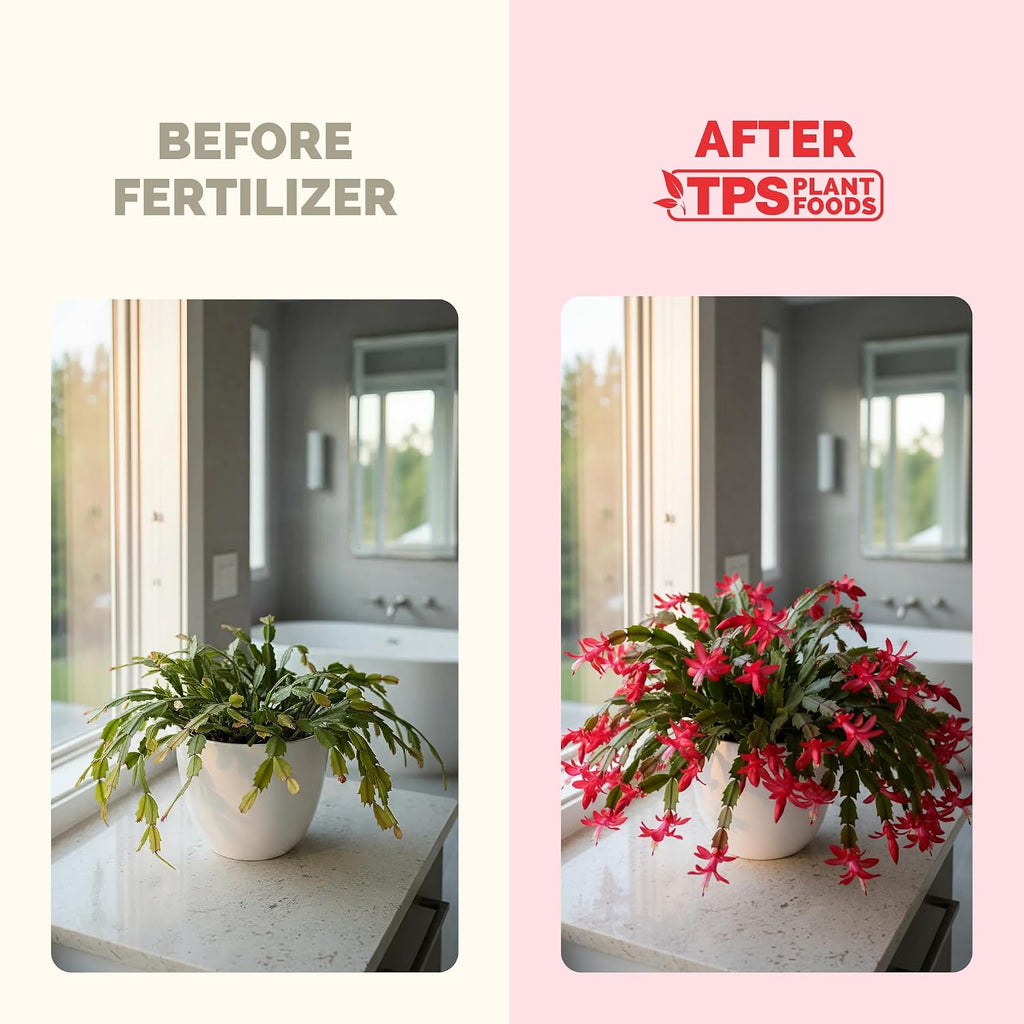 Christmas Cactus Fertilizer - Liquid Plant Food for More Blooms, 8 oz