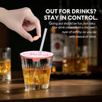 Drink Covers for Alcohol Protection 100 Pack, Cup Covers for Drinks