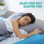 Vekkia Queen Bed Wedge Pillow for Headboard Gap,Mattress Gap Filler-Gray