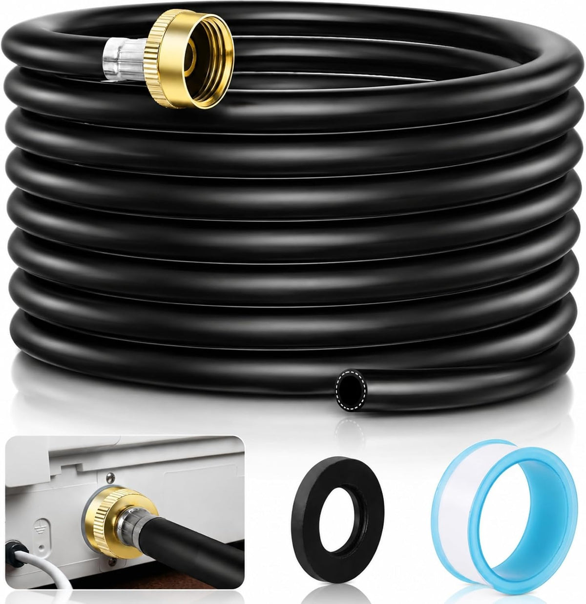 10FT Dehumidifier Drain Hose 3/4" FHT Connector