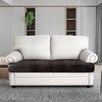 Leather Look Couch Cushion Covers Sofa Seat Slipcovers Sets Couches Furniture - Image 3