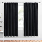 NICETOWN Black Blackout Curtain Blinds by NICETOWN