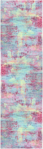 IOHOUZE Abstract Runner Rug 2x7 Ft Washable Runners - Image 9