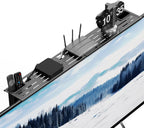 Adjustable Steel TV Top Shelf for Soundbar, Soundbar Stand
