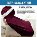 Couch Cover 6-Piece Elastic Velvet Couch Cushion Covers & Chaise Slipcovers - Image 5