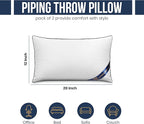Utopia Bedding Throw Pillow Inserts, 12 x 20 Inches Decorative Indoor Pillows - Image 2