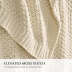 EVERGRACEHOME Chunky Chenille Knit Throw Blanket - Image 2