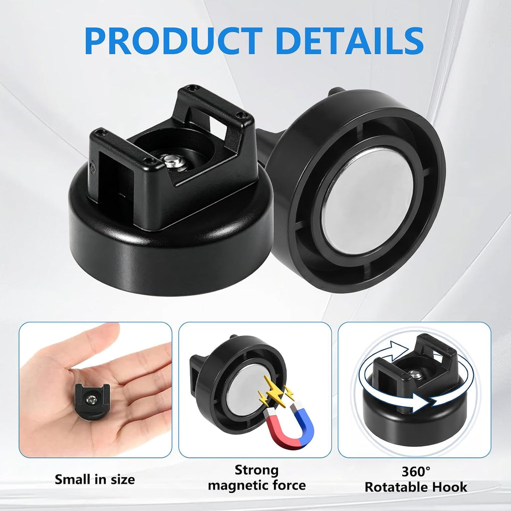 260 Pcs Magnetic Zip Tie Holder Set, 30 Magnet Zip Tie Mount with 230 Cable Ties for Wire Management Clips