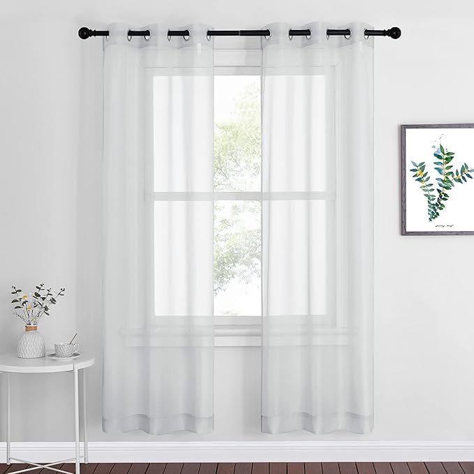 NICETOWN Sheer Curtains 72 inches Long by NICETOWN