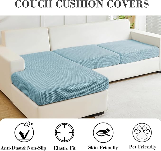 Sofa Covers Couch Covers for Sofa Pet Friendly Couch Cushion Covers Universal - Image 3