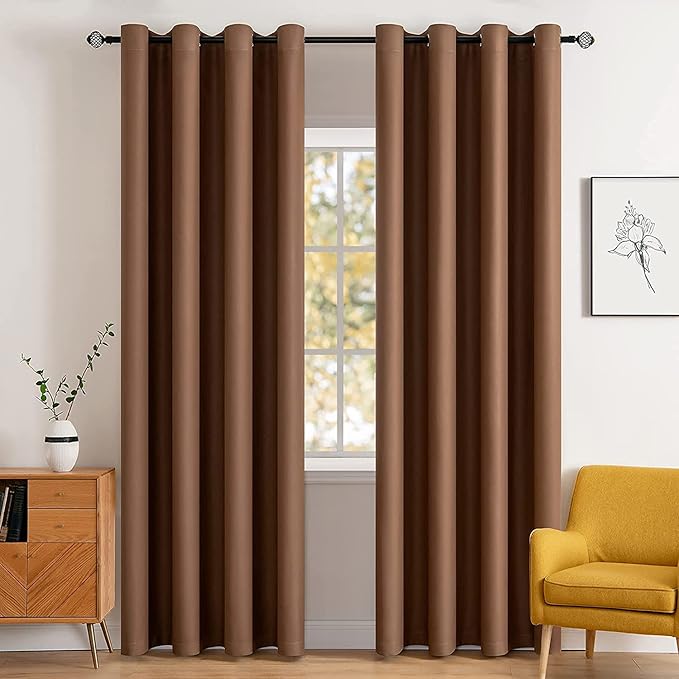 MIULEE Blackout Curtains for Bedroom Living Room Thermal Insulated Room by MIULEE