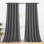NICETOWN Grey Blackout Curtain Panels by NICETOWN