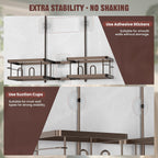 Adjustable Shower Caddy Hanging for Handheld Showerheads, Bronze