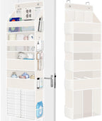 WISELIFE 5-Tier Over the Door Organizer for Nursery Hanging, Gray