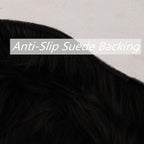 duduta Black Faux Sheepskin Fur Throw Rug 2x3 ft, Fluffy Shag Chair Cover Small - Image 5
