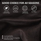 Leather Look Couch Cushion Covers Sofa Seat Slipcovers Sets Couches Furniture - Image 5