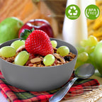 EI 8pcs Wheat Straw Bowls,28oz Unbreakable Cereal Bowls,Reusable Plastic Bowls,Microwave and Dishwasher Safe,BPA Free Lightweight Noodle/Fruit/Salad/Soup Bowls for Picnic,Dinner,Party