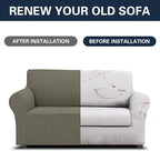 Cupuamon 2026 New Stretch Loveseat Sofa Slipcovers Couch Cover - Image 5