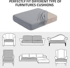 Water Repellent Couch Cushion Covers, High Stretch Sofa Cushion Slipcovers - Image 7
