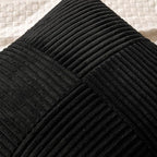 MIULEE Black Decorative Throw Pillow Covers 20x20 Inch - Image 2