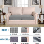 H.VERSAILTEX Super Stretch Individual Seat Sofa Covers Couch Slipcover Sets - Image 2