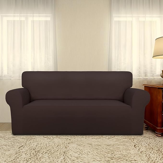 PureFit Super Stretch Sofa Slipcover – Spandex Non Slip Soft Couch Sofa Cover - Image 2