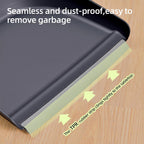 Hand Broom and Dustpan Set with Bamboo and Stainless Steel Handle, PET Bristles, Portable Cleaning Kitchen Countertops, Table Tops,Crumbs,beds,Sofas,Camping,Cars and Animal Cages