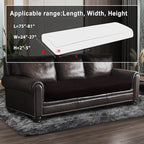 Leather Look Couch Cushion Covers Sofa Seat Slipcovers Sets Couches Furniture - Image 3