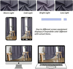 Simplebrand Ava Greyish Purple Short 36 Inches Blackout Curtain 2 Panels Set - Image 8
