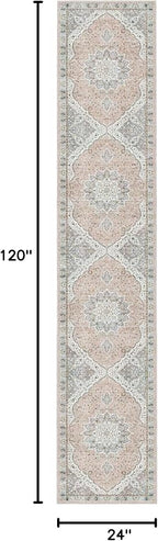 Madane Runner Rugs for Hallway 2x10 Long Washable Non-Slip Hallway Runner Rug - Image 2