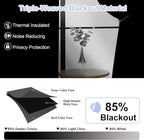Simplebrand Ava Hot Pink Blackout Curtains - Image 2