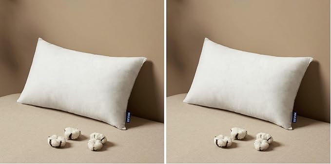 MIULEE Pillow Insert 12x20 Inch, Decorative Rectangle Throw Pillow Insert by MIULEE